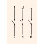 Кулачковий перемикач ETI 004773082 CS 25 10 U ES 3p «0-1» 25A