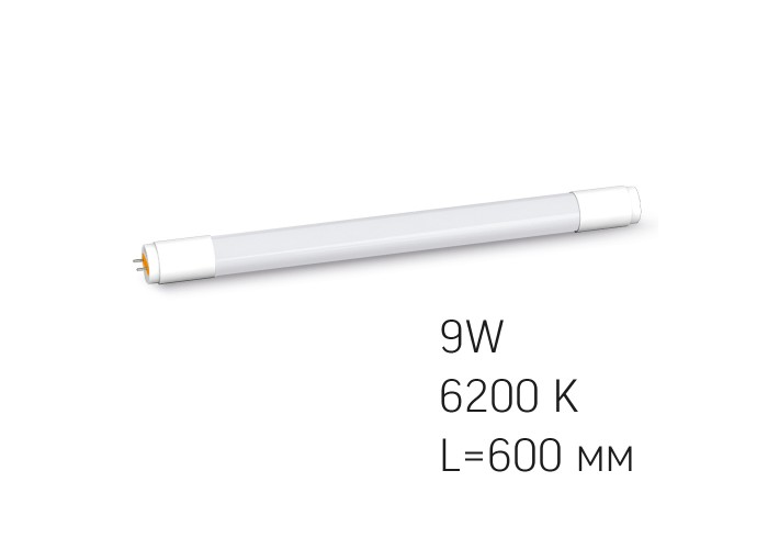 Матова LED лампа Videx T8b 9Вт 6200K 0,6м (VL-T8b-09066)