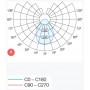 Матовий врізний світильник Ledel Radian 12 (503001) 5Вт Д 5000К 220В AC 03 IP40
