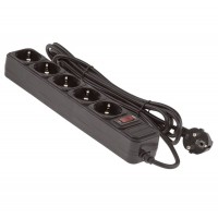 Мережевий фільтр LogicPower LP-X5, 5 місць, 3м