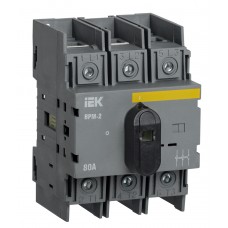 Модульний вимикач IEK MVR20-3-080 ВРМ-2 3P 80А