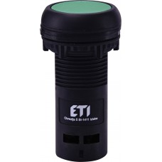 Моноблочна втоплена кнопка ETI 004771461 ECF-01-G (1NC зелена)