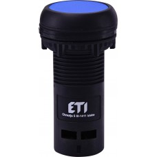 Моноблочна втоплена кнопка ETI 004771464 ECF-01-B (1NC синя)