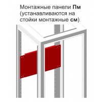 Набірна монтажна панель розбірного щита Білмакс Б00030083 ПМ 500-4