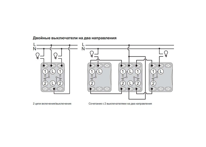 Накладний прохідний 2-клавішний перемикач Schneider Electric MUR35022 (сх.6+6) IP55 (антрацит)