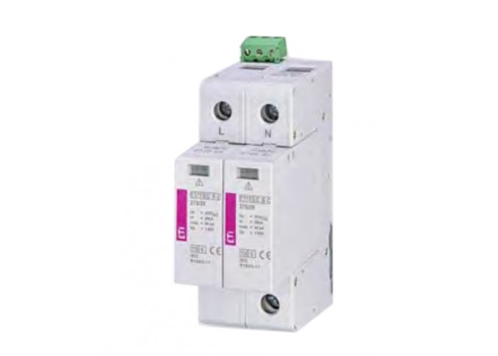 Ограничитель перенапряжения ETI 002445336 ETITEC S C 275/20 (2+0 2p TNC-S) RC