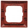 Одномісна рамка ABB Basic 55 2CKA001725A1516 2511-97-507 (червоний фоєр)