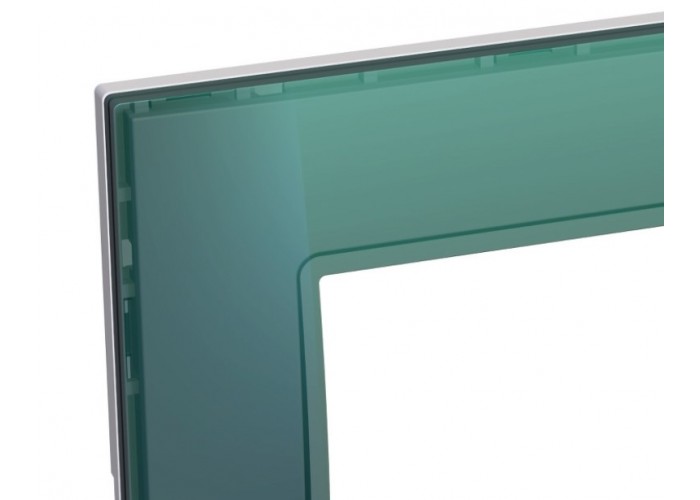 Одноместная рамка Schneider Electric Altira ALB45750 (изумруд)