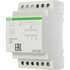 Перешкодний тиск обмежувач F&F OP-230 230В AC 0,5 мА