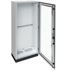 Підлоговий щит із прозорими дверима Hager FR22L1 Univers IP55/II 1850x550x275мм із цоколем h=100мм