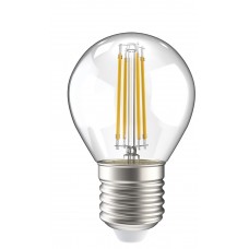 Прозора LED лампа IEK LLF-G45-5-230-40-E27-CL G45 (куля) 5Вт 230В 4000К E27 серія 360°