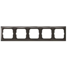 П'ятимісна рамка ABB Basic 55 2CKA001725A1510 2515-95-507 (чорний шато)