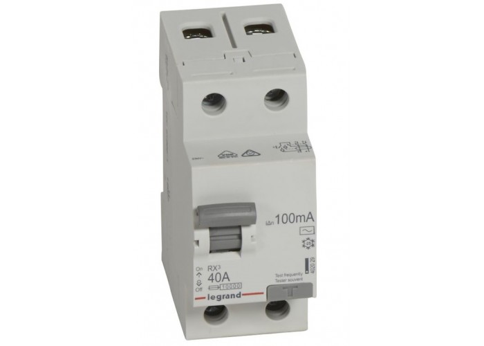 ПЗВ Legrand (402029) RX3 2P 40А 100mA AC