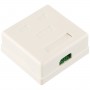 Розетка двопортова LogicPower LP2310 (LP-114) RJ-45 Cat.5e UTP