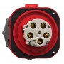 Силовий роз'єм IEK Magnum ССІ-445 3P+PE+N 125А 6г 200-415В (PSN70-125-5-2-67)