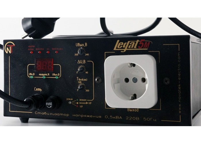Стабілізатор напруги Новатек-Електро Legat-5 М 0,5 кВА