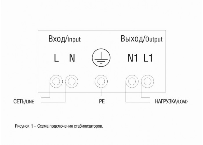 Стабилизатор напряжения настенный Ecoline 10кВА, иек [ivs27-1-10000]