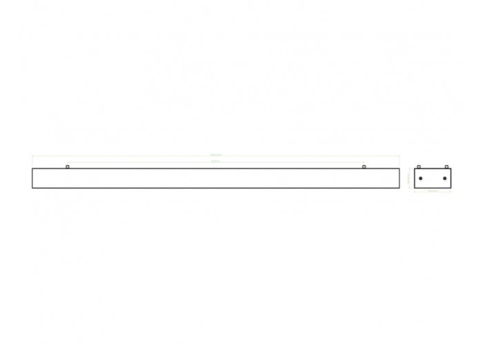 Світильник Philips 911401723762 Signify 34Вт RC095V PSU 1200мм 230В 6500К (сірий)