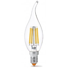Світлодіодна філаментна лампа Videx Filament C37Ft E14 6Вт 4100K (VL-C37Ft-06144)