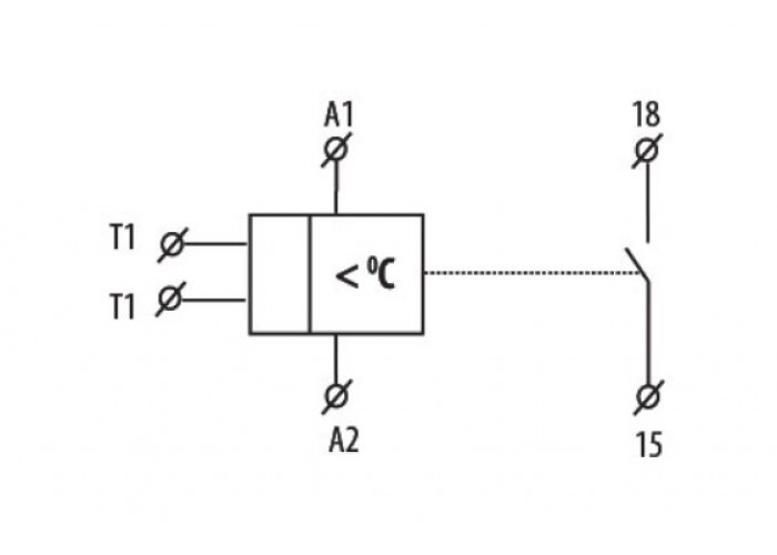 Термореле ETI 002471801 TER-3 А (-30...+10) 24-240 AC/DC (1x16A AC1)