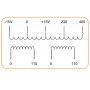 Трансформатор напруги ETI 003801850 TRANSF EURO 1F IP20 110-220V300VA FP