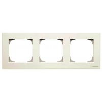 Трипостова рамка ABB Sky 8573 BL (біла)