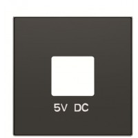 Центральна плата USBx2 розетки ABB Sky 2CLA858500A1501 8585 NS (чорний оксамит)