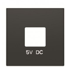 Центральна плата USBx2 розетки ABB Sky 2CLA858500A1501 8585 NS (чорний оксамит)