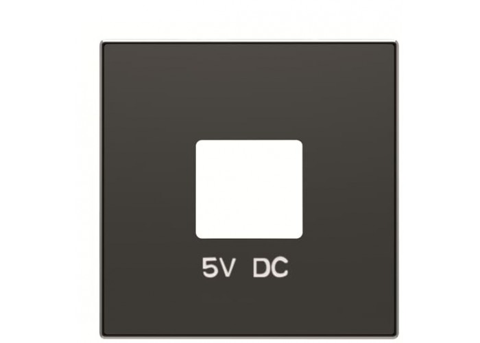 Центральна плата USBx2 розетки ABB Sky 2CLA858500A1501 8585 NS (чорний оксамит)