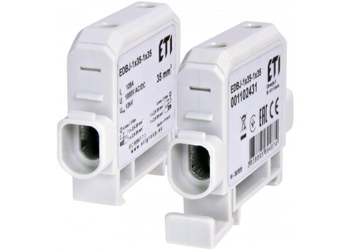 Ввідна силова клема Eti EDBJ-1x35-1x35 125A 1000В AC/DC (1102431)