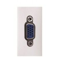 VGA розетка ABB Zenit 2CLA215550N1101 N2155.5 BL 1М (білий)