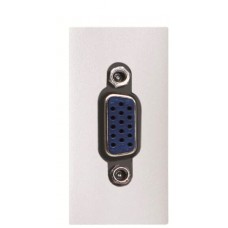 VGA розетка ABB Zenit 2CLA215550N1101 N2155.5 BL 1М (білий)