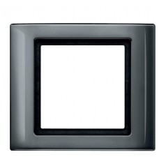 Антрацитова одномісна рамка Schneider Electric Aquadesign MTN400114