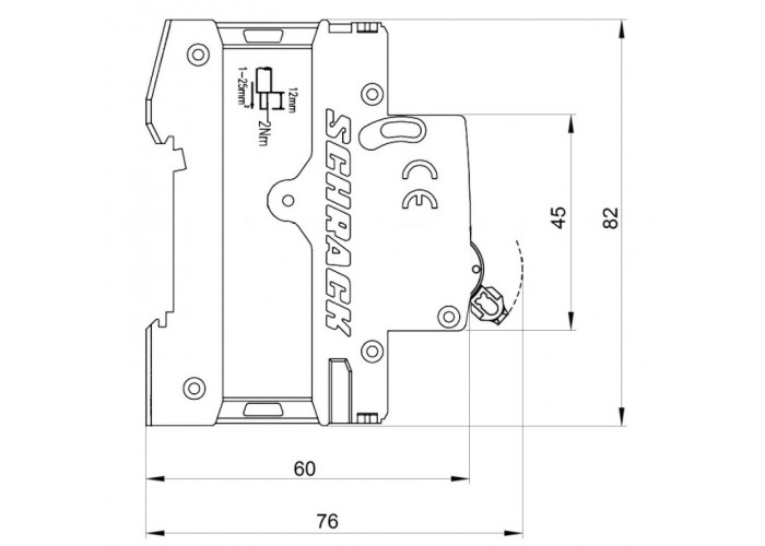 АВДС Schrack AK668616 6кА 16А 30мА 1P+N х-ка B Тип A