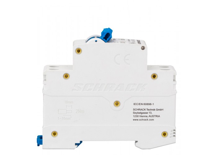 Автоматичний вимикач Schrack AM418520 4,5кА 20А 1P+N х-ка B