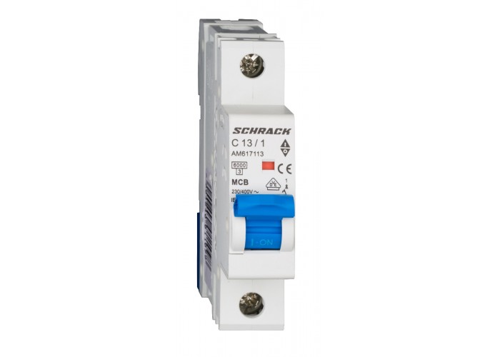 Автоматичний вимикач Schrack AM617113 6кА 13А 1P C