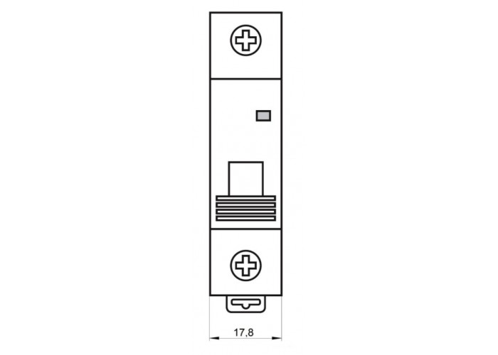 Автоматичний вимикач Schrack AM618104 6кА 4А 1P х-ка B