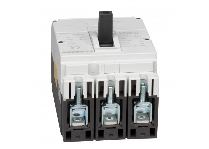 Автоматичний вимикач в литому корпусі типу Schrack MZ110431B 36кА 100А 3P