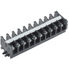 Блок затискачів IEK YZN43-10-010-K02 БЗН TK-060 10мм² 60А 10 пар на DIN-рейку