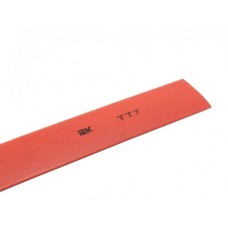 Червона термозбіжна трубка IEK UDRS-D14-1-K04 ТТУ 14/7 (1м)