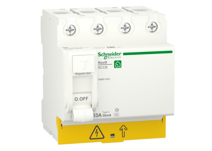 Диференційне реле Schneider Electric R9R61463 RESI9 4P 63A 30мА