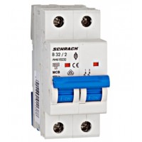 Електроавтомат 32А 2P 6кА х-ка B, Schrack