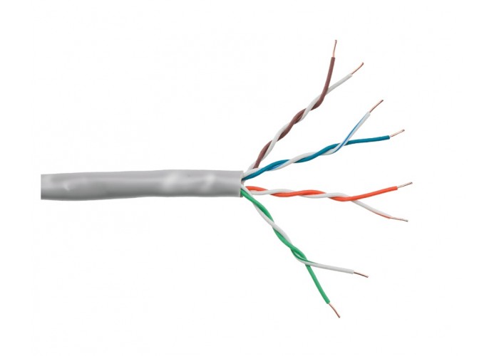 Кабель Logicpower Cat. 5e UTP 4x2x0.48мм CCA 305м.
