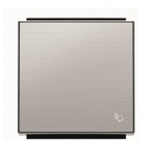 Клавіша вимикача ABB Sky 2CLA850400A1401 8504 AI із символом «Дзвінок» (сталь)
