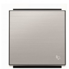 Клавіша вимикача ABB Sky 2CLA850400A1401 8504 AI із символом «Дзвінок» (сталь)