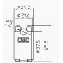 Кронштейн для дроту OBO Bettermann (5207342) 177 35 VA M6 з нержавіючої сталі