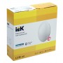 Круглий LED світильник IEK ДПБ 1001 12Вт 4000K IP20 білий (LDPB0-1001-12-4000-K01)