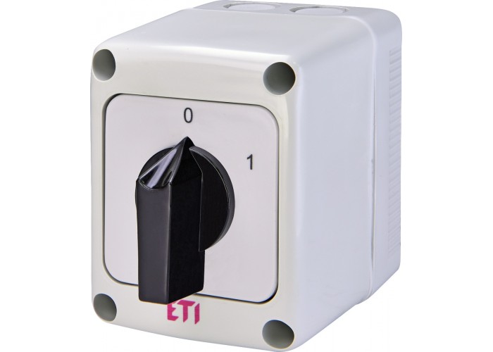Кулачковый переключатель в корпусе ETI 004773165 CS 25 10 PN (3p «0-1» IP65 25A)