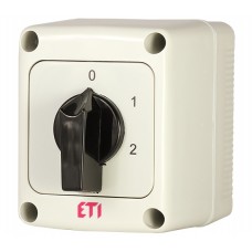 Кулачковый переключатель в корпусе ETI 004773212 CS 16 135 PN (3p «0-1-2» IP65 16A)
