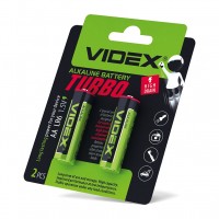Лужна батарея Videx Turbo LR6 AAA (LR6T/AA 2B) 2 шт